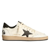 Golden Goose Ball Star White Nappa with Black Star