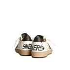 Golden Goose Ball Star White Nappa with Black Star