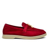 Loro Piana Summer Charms Walk Suede Taro Purple - Women