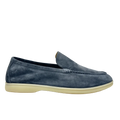 Loro Piana summer charms walk suede Lake Blue