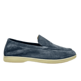 Loro Piana Summer Charms Walk Suede Lake Blue - Men
