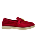 Loro Piana summer charms walk suede taro purple