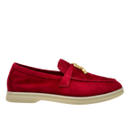 Loro Piana summer charms walk suede taro purple