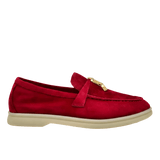 Loro Piana Summer Charms Walk Suede Taro Purple - Women