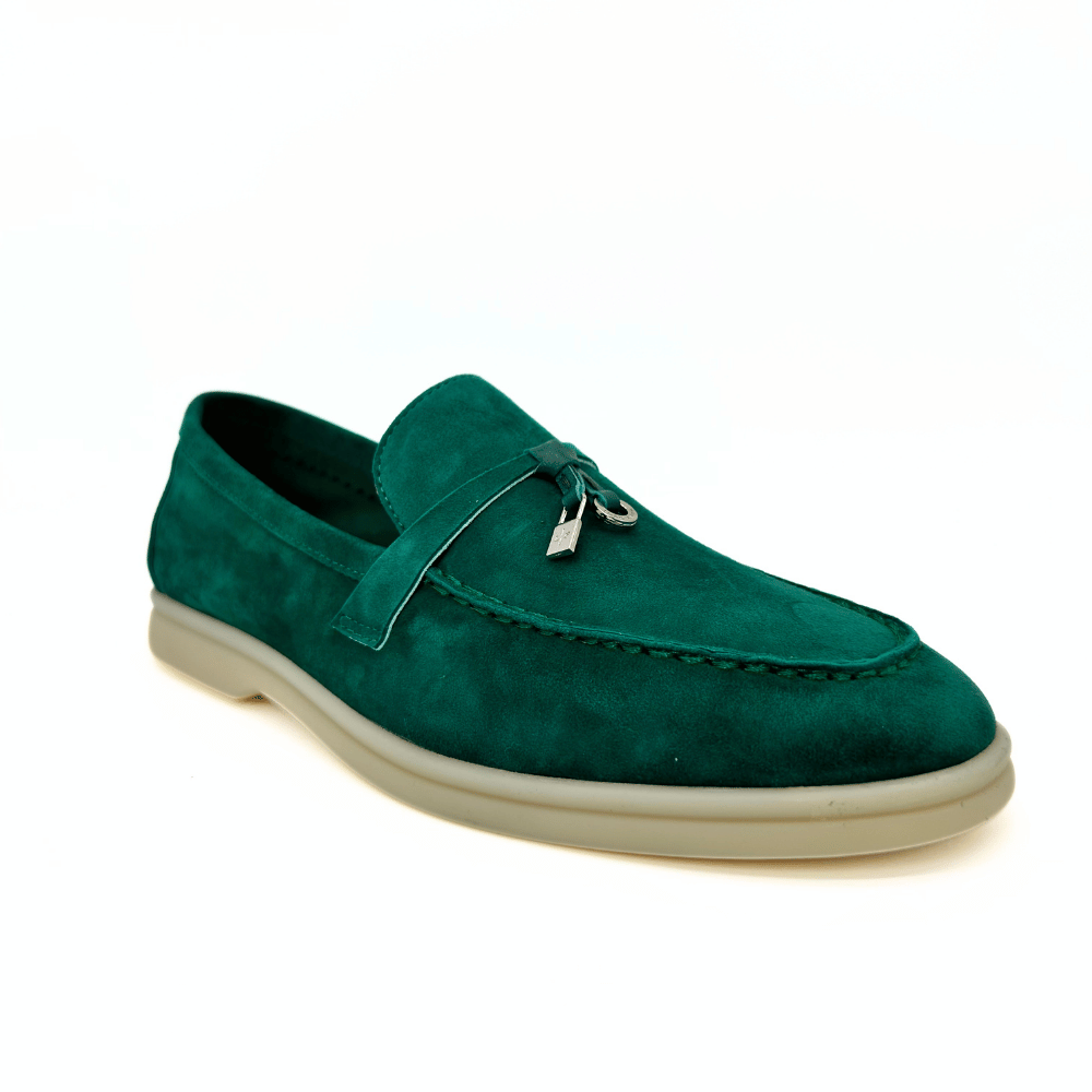 Loro Piana summer charms walk suede green