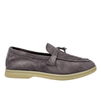 Loro Piana summer charms walk suede gray