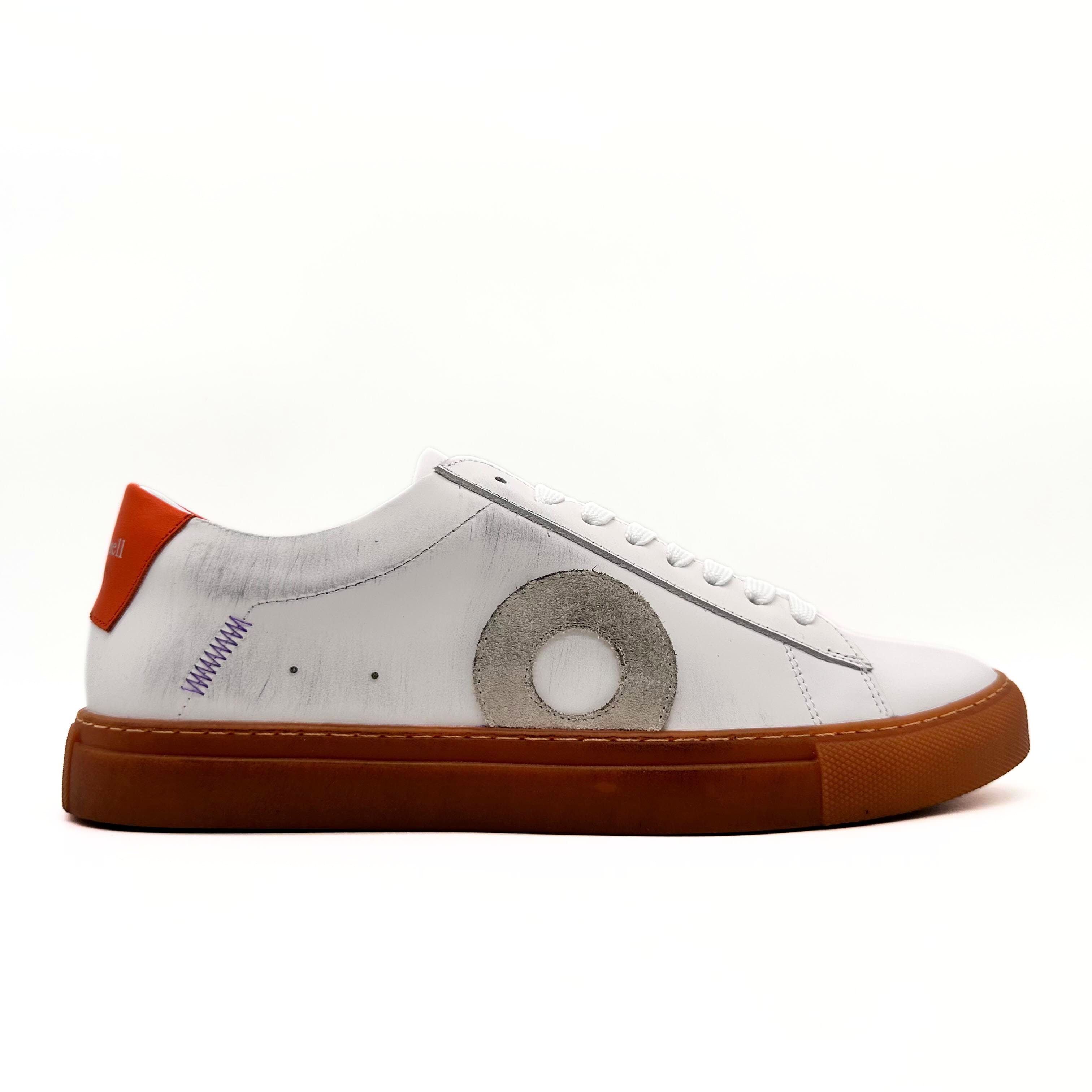 Oliver Cavell Low 1 White-Orange