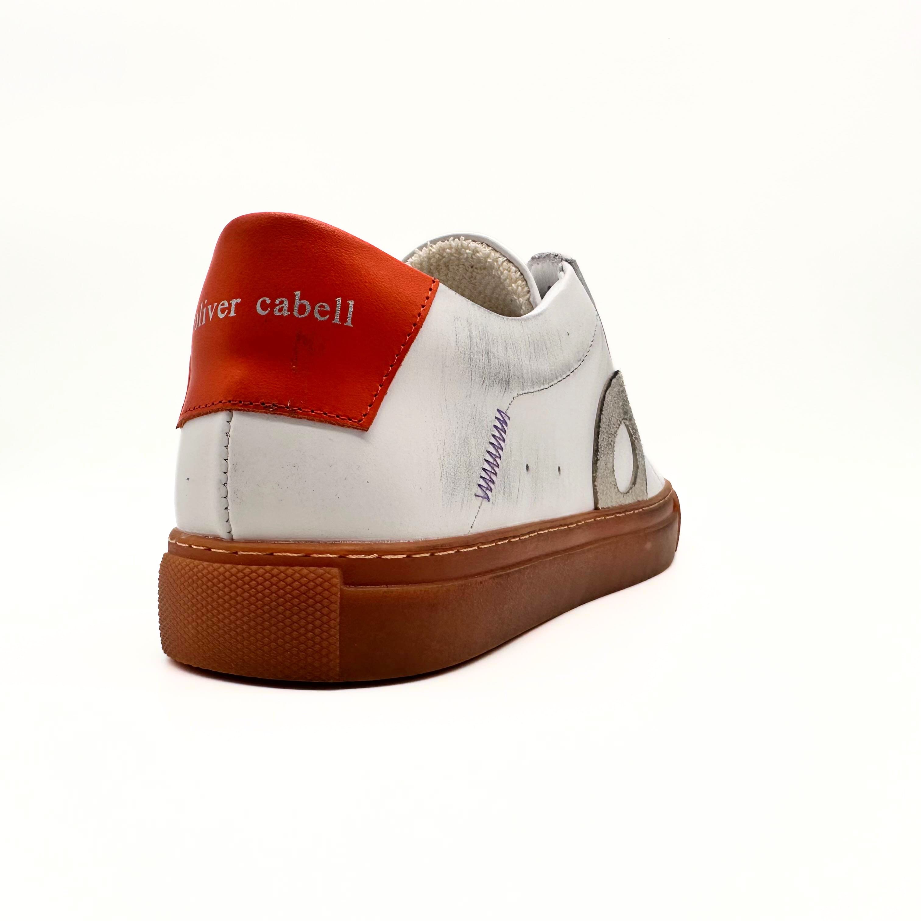 Oliver Cavell Low 1 White-Orange