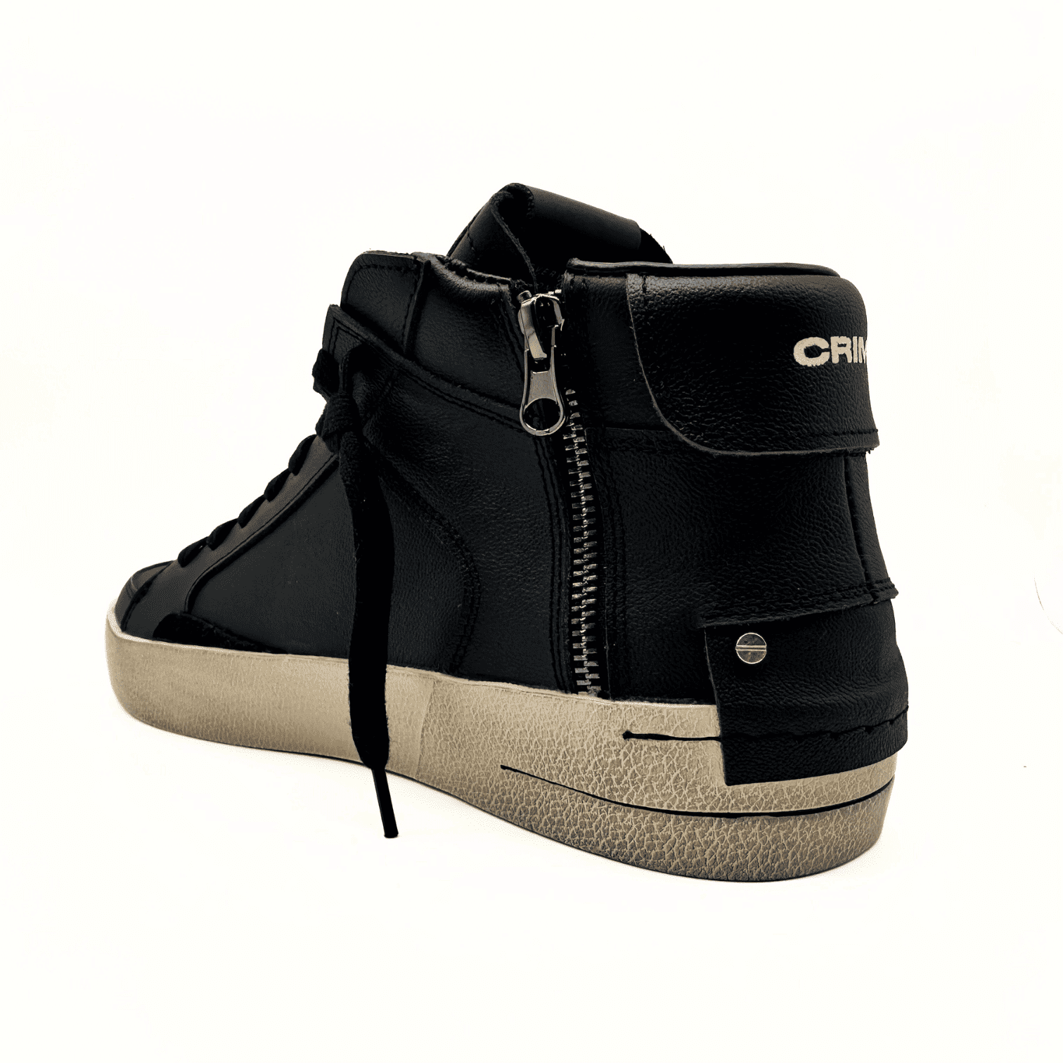 CRIME LONDON Black High-necked