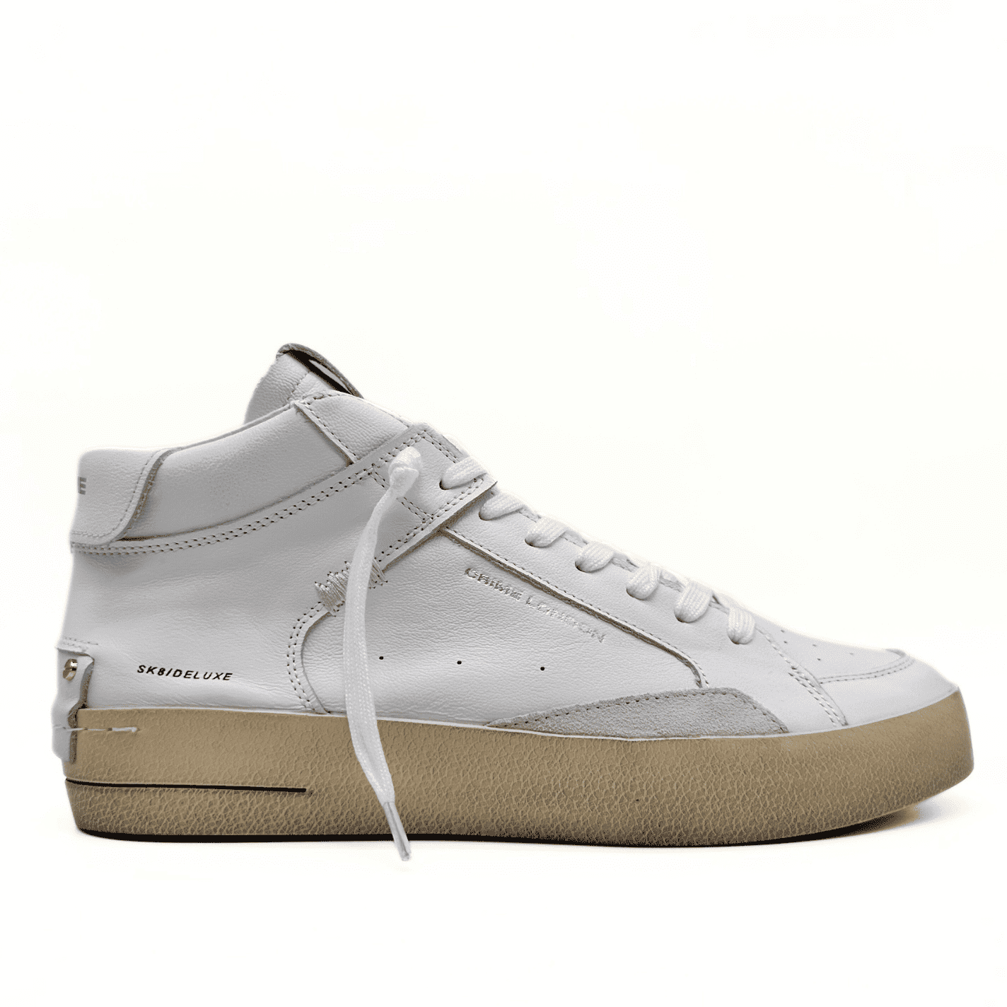 CRIME LONDON White High-necked