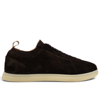 Loro Piana Soho brown suede sneakers