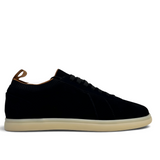 Loro Piana Soho Suede Black Sneakers