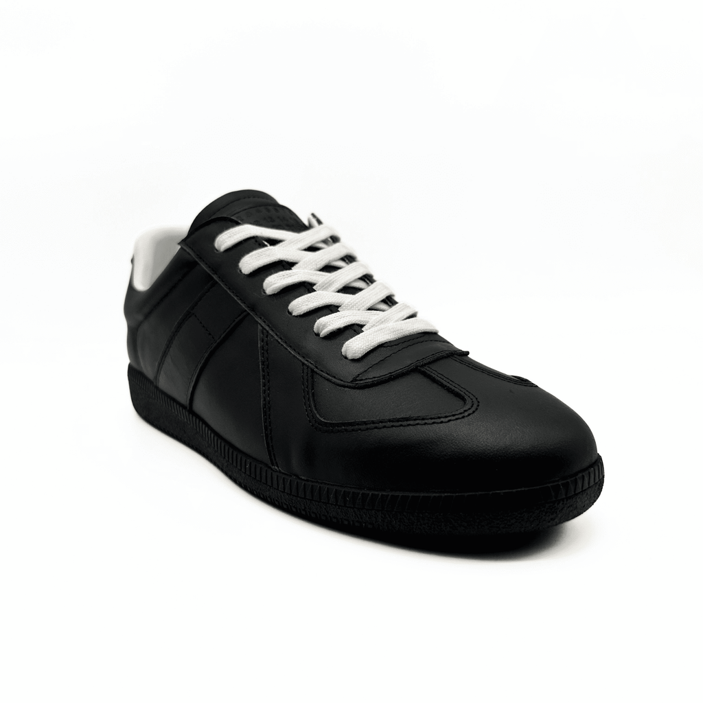 Maison margiela შავი ტყავი
