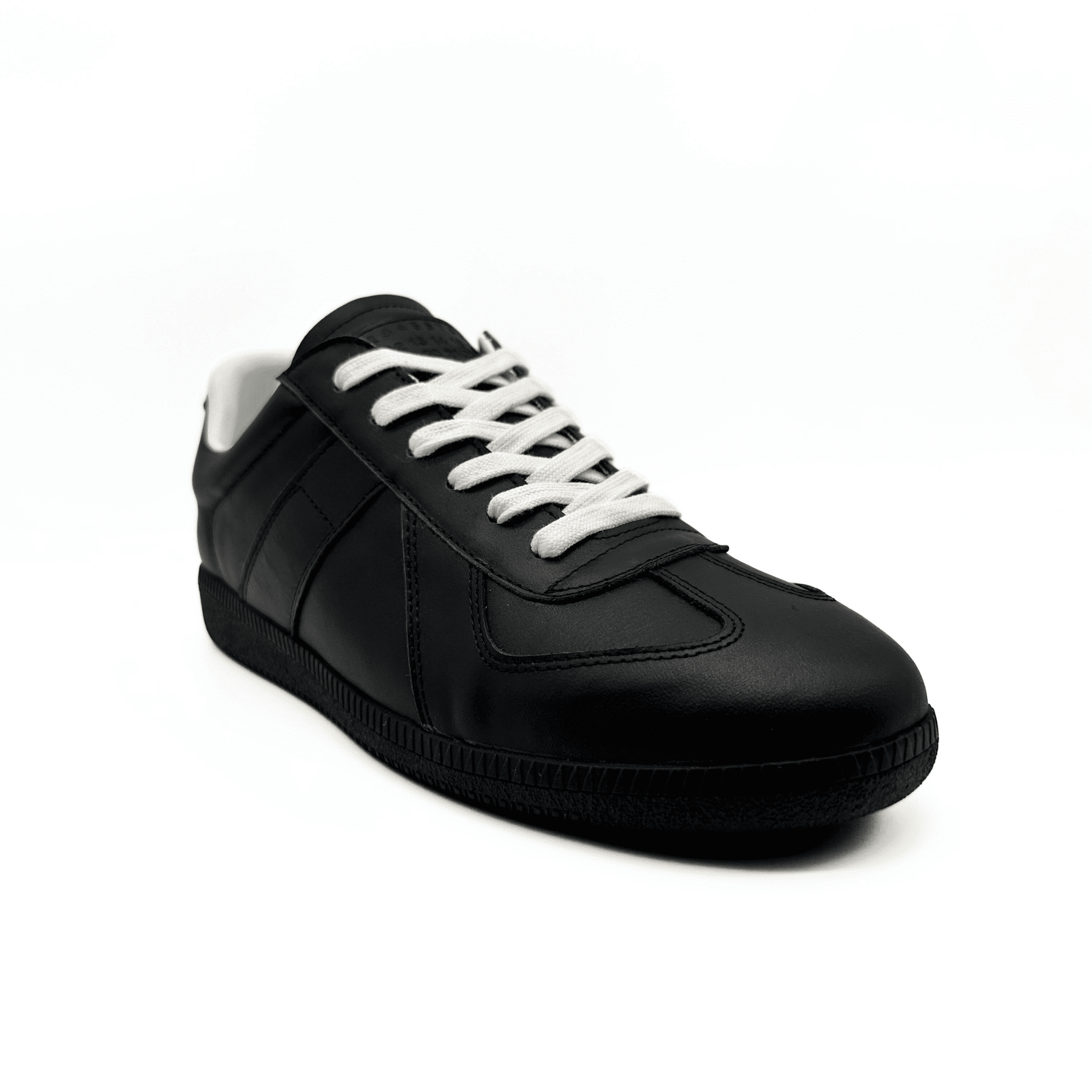 Maison margiela შავი ტყავი