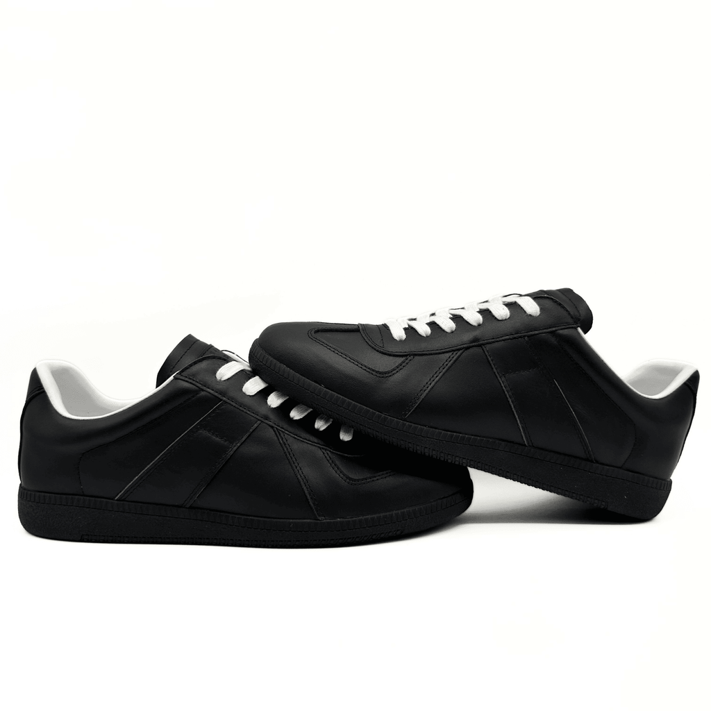Maison margiela შავი ტყავი