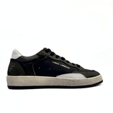Crime London lither&Suede Black
