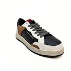 Crime London lither&Suede Brown