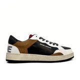 Crime London lither&Suede Brown