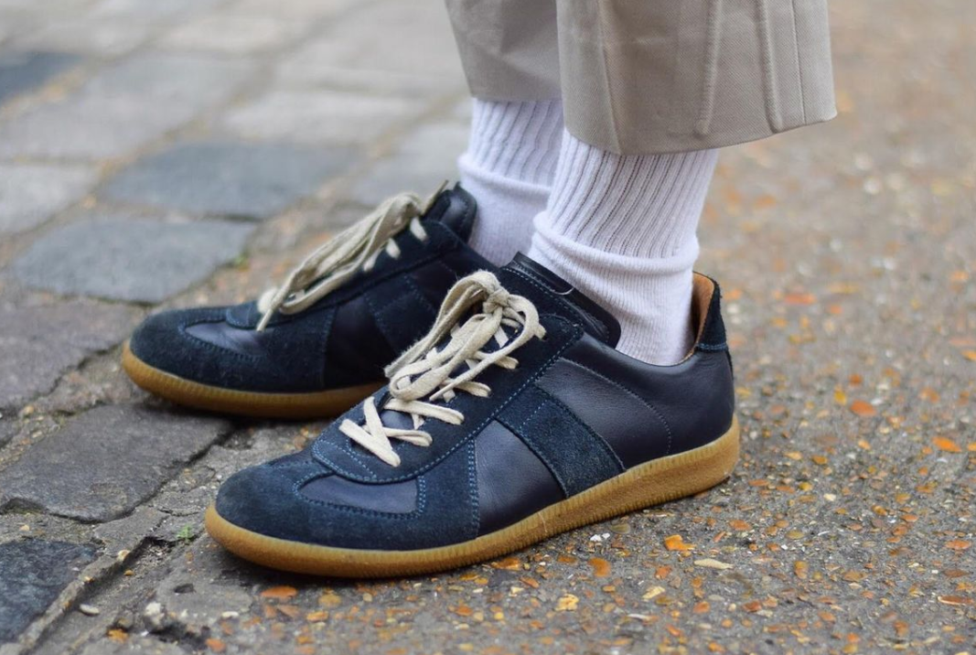 Margiela sneakers blue hot sale