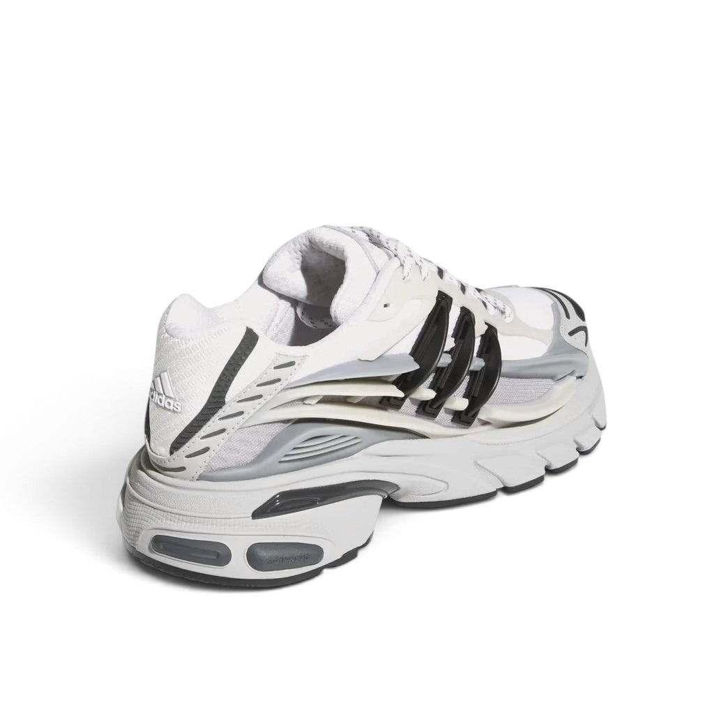 Bliss sneakers adidas Originals beyaz gri ve siyah renkli, fütüristik tasarımlı, çok katmanlı günlük spor ayakkabı