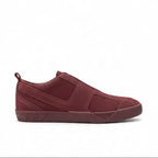 Bliss sneakers Diesel S-Bordo Soide slip-on shoes in deep burgundy suede with a tonal rubber sole