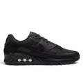 Bliss sneakers Nike Air Max 90 tamamen siyah file ve sentetik deri detaylı günlük spor ayakkabı