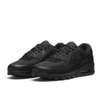 Bliss sneakers Nike Air Max 90 tamamen siyah file ve sentetik deri detaylı günlük spor ayakkabı
