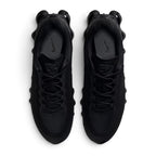Bliss sneakers Nike Air Max Modern tamamen siyah file yüzeyli, yastıklamalı tabana sahip şık spor ayakkabı üstten görünüm