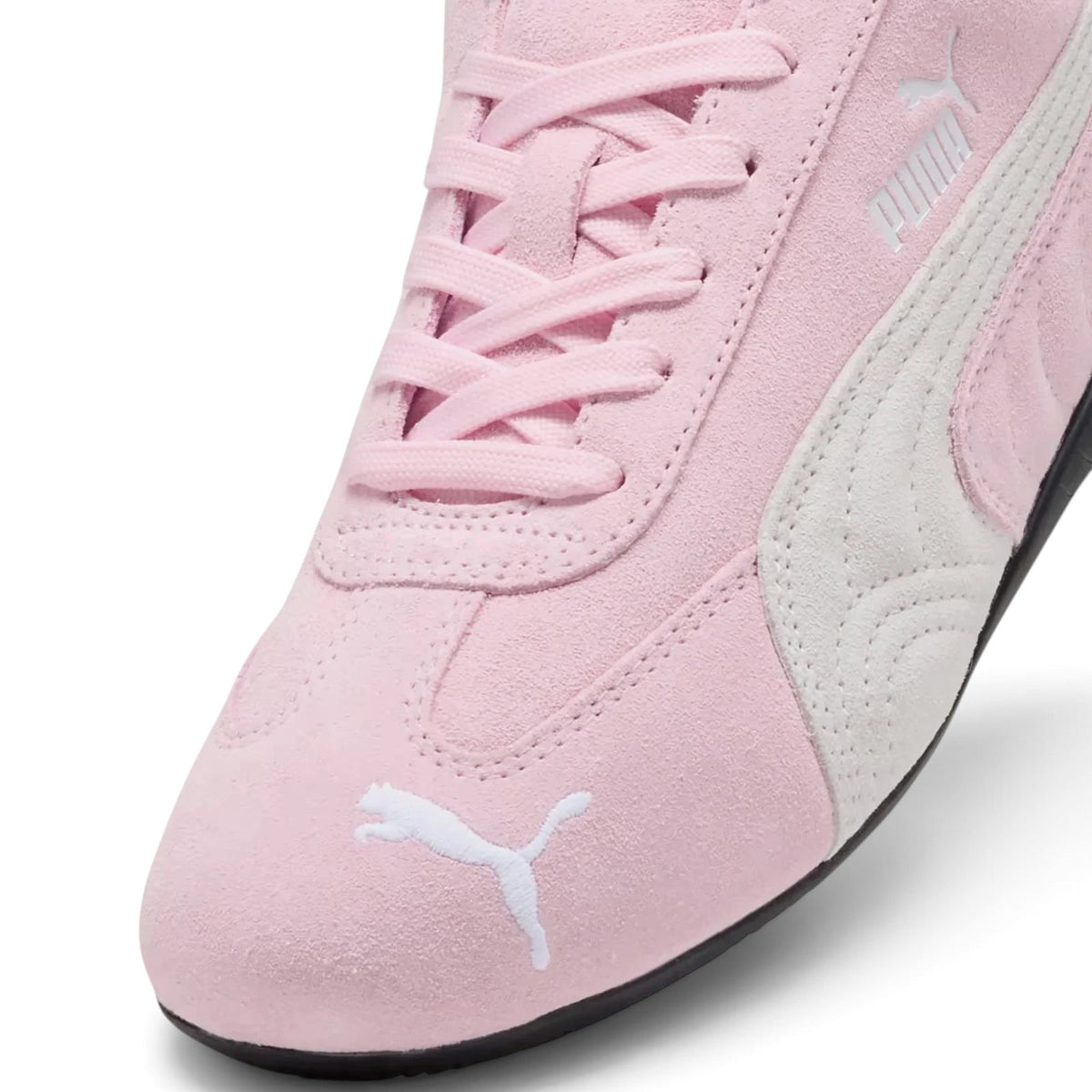 Bliss sneakers marka pembe süet PUMA spor ayakkabı, beyaz detaylı ve ikonik logolu günlük şık tasarım.