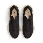 Bliss sneakers marka siyah renkli, bej geometrik tabanlı, nefes alabilen modern günlük spor ayakkabı