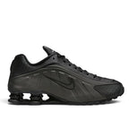 Bliss sneakers imzalı, tamamen siyah sentetik deri ve file detaylı, ikonik Shox yastıklama sistemine sahip spor ayakkabı