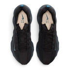 Bliss sneakers marka siyah renkli, turkuaz detaylı, nefes alabilen üst yüzeye sahip modern günlük spor ayakkabı.