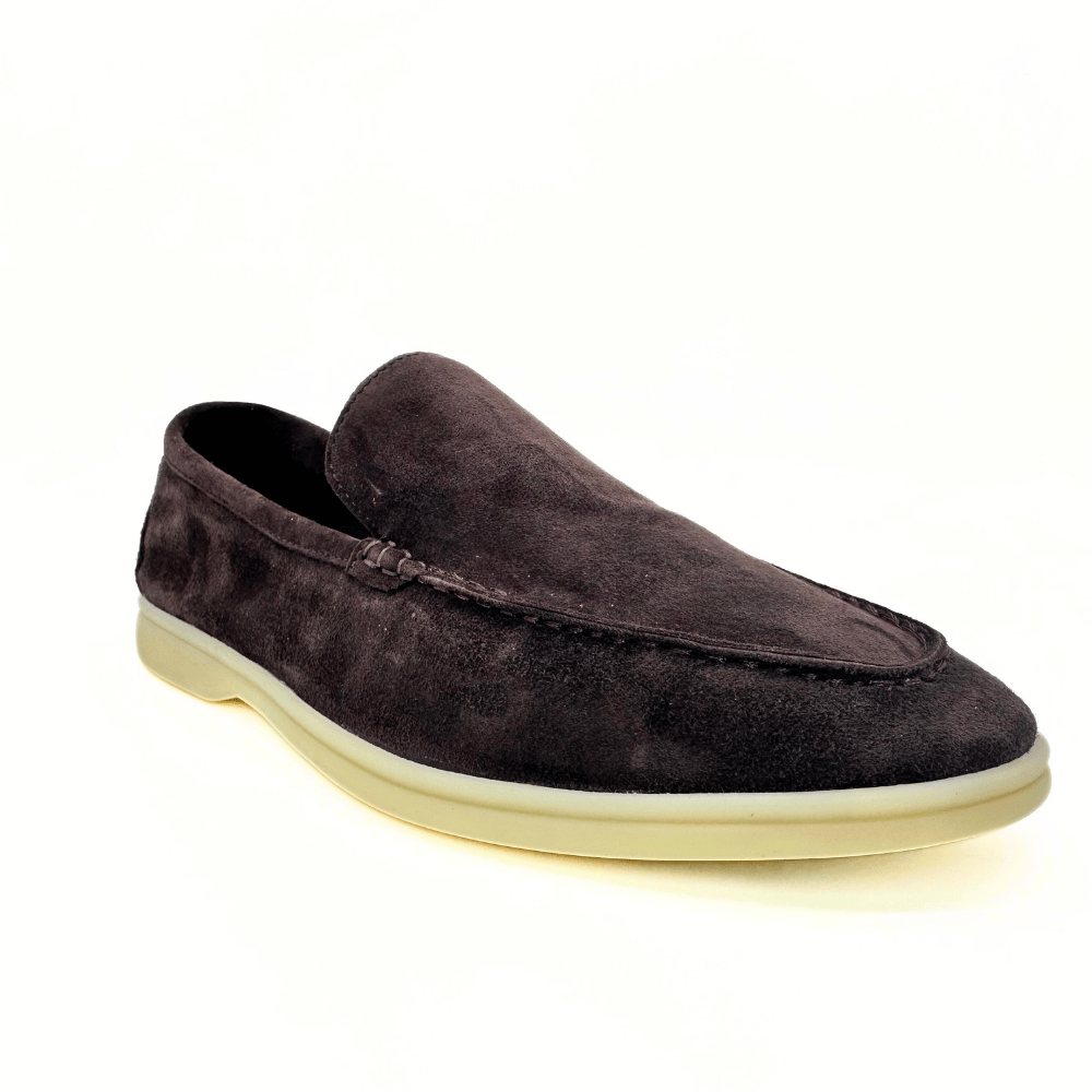 Loro Piana summer charms walk suede Brown
