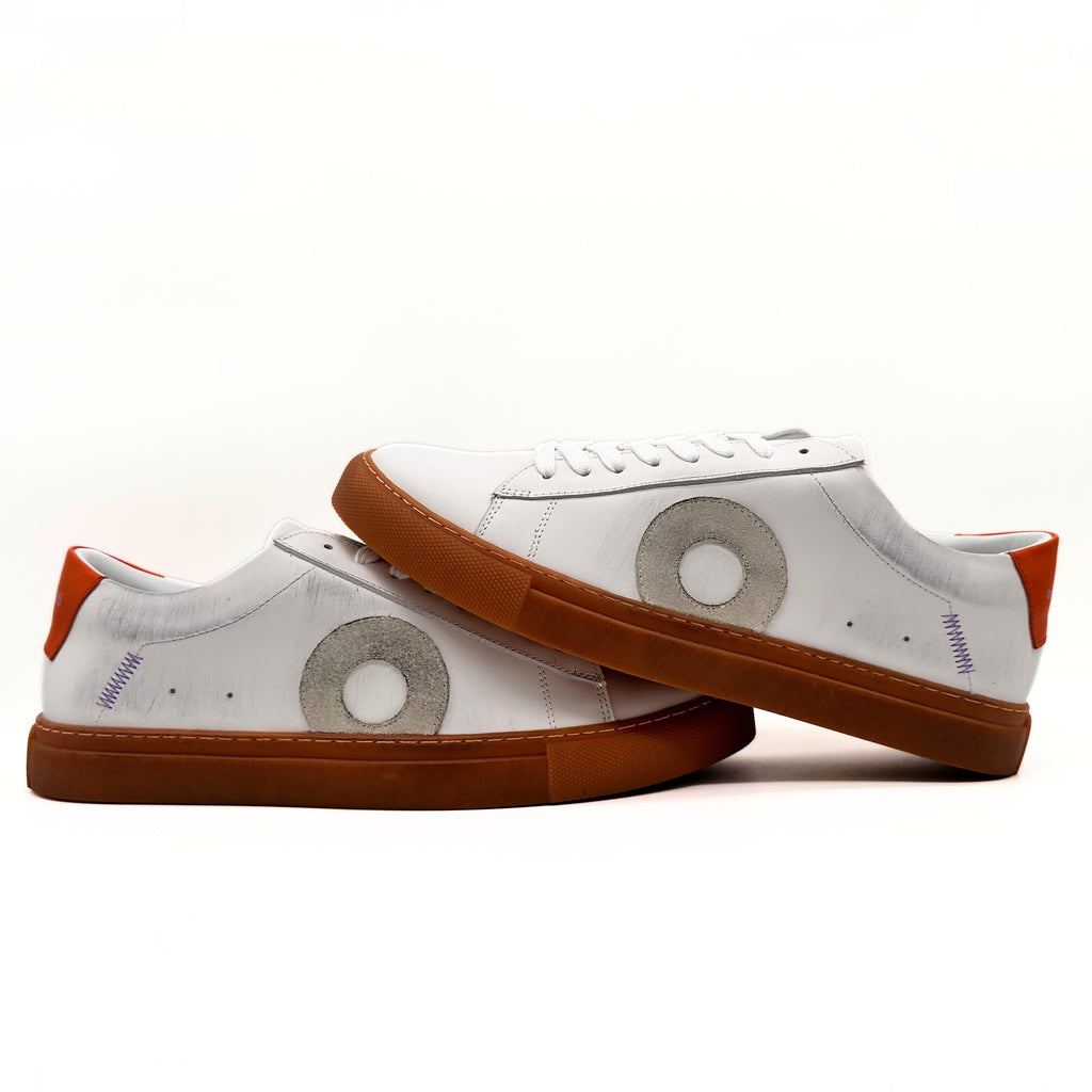 Oliver Cavell Low 1 White-Orange