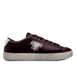 GUESS Bordo Natural Leather Sneakers