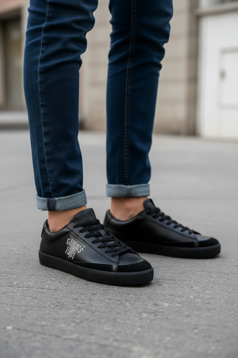 Guess 1981 Black Sneakers Lifestyle